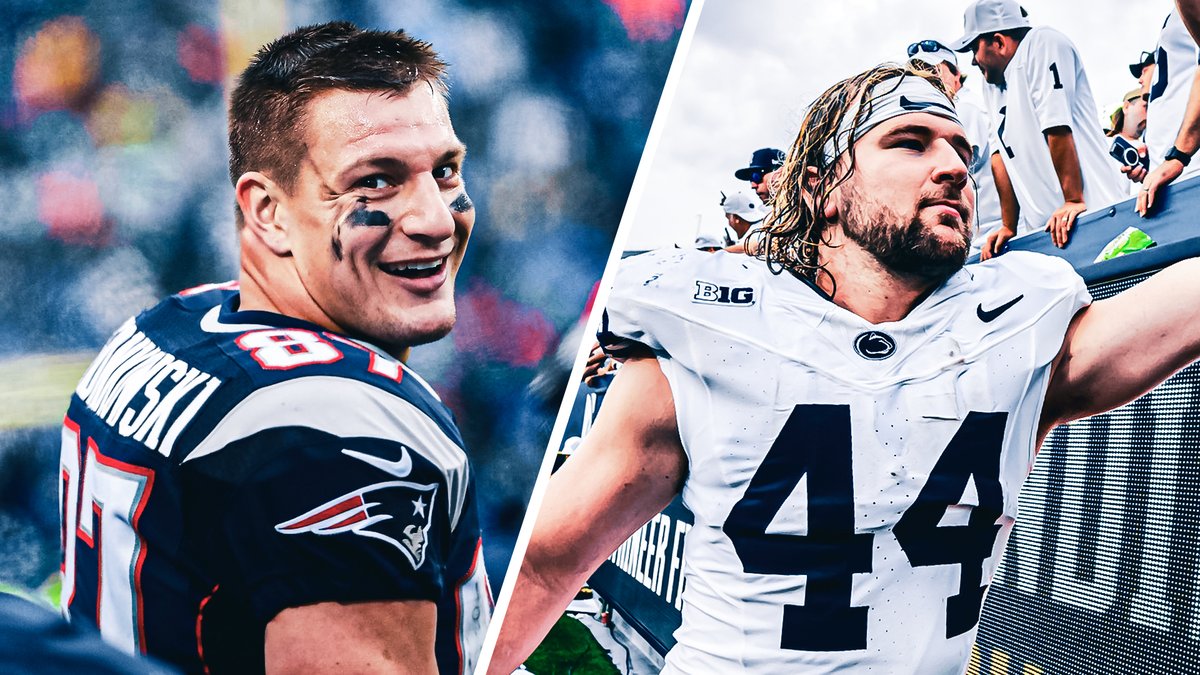 Check out Gronk's boy... #TylerWarren 😎 The BEST tight end in college football. 🎙️Rob Gronkowski x @CFBonFOX
