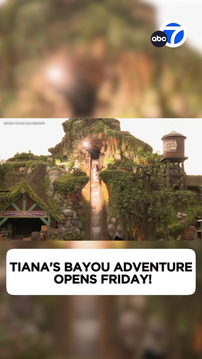 Disneyland is gearing up to open its newest attraction, Tiana's Bayou Adventure, which is based on the 2009 animated film "The Princess and the Frog." 👑💚🐸 The ride officially opens to the public on Friday. Who's going this weekend? 🤩