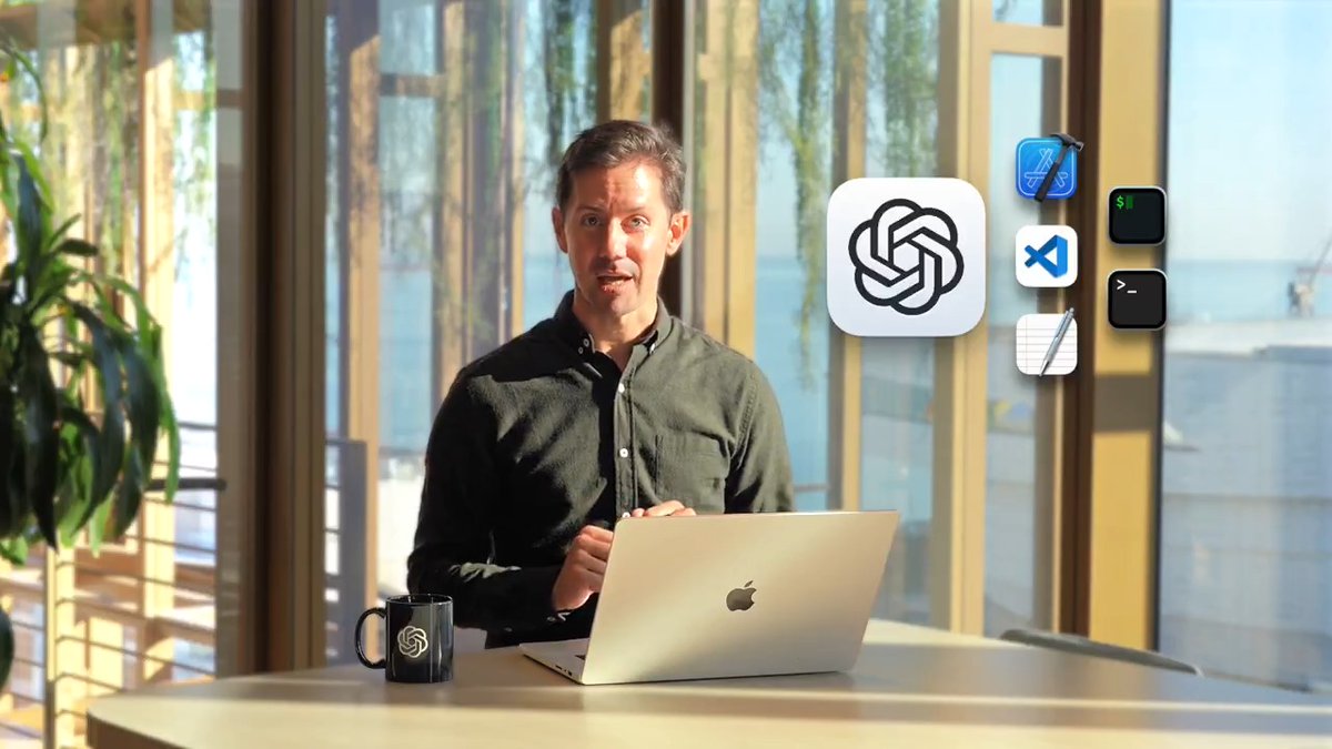OpenAI just dropped ChatGPT for macOS Now ChatGPT can work with your Xcode to build your iPhone apps. Available for Plus and Team Users. 🧵