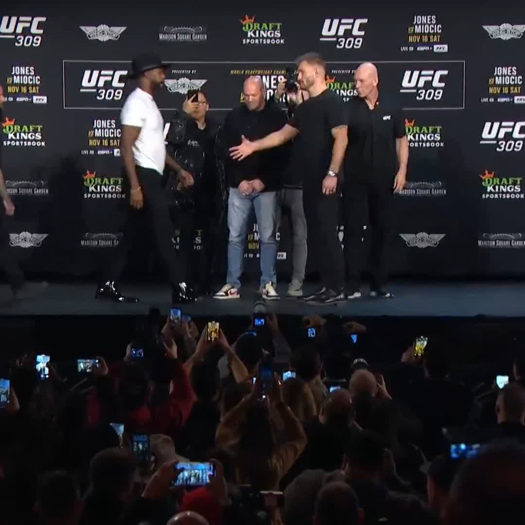 🚨 JON JONES VS STIPE MIOCIC : LE FACE-À-FACE ! 🏆🔥 PAS DE SERRAGE DE MAINS ❌ #UFC309