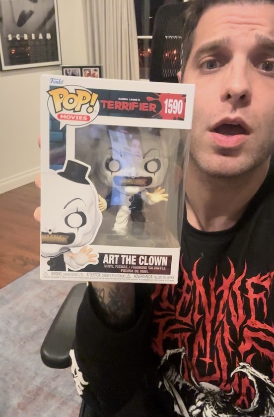 Did you realize that Terrifier 3 featured a song by @iceninekills? Discover the inspiration behind Spencer's song for this season's most gruesome horror film! #Funko #FunkoPOP #Funkoween #Terrifier #Terrifier3