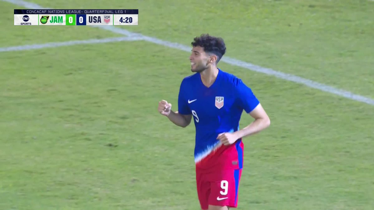 Up one early courtesy of Ricardo Pepi! 🚂 #USMNT x Volkswagen