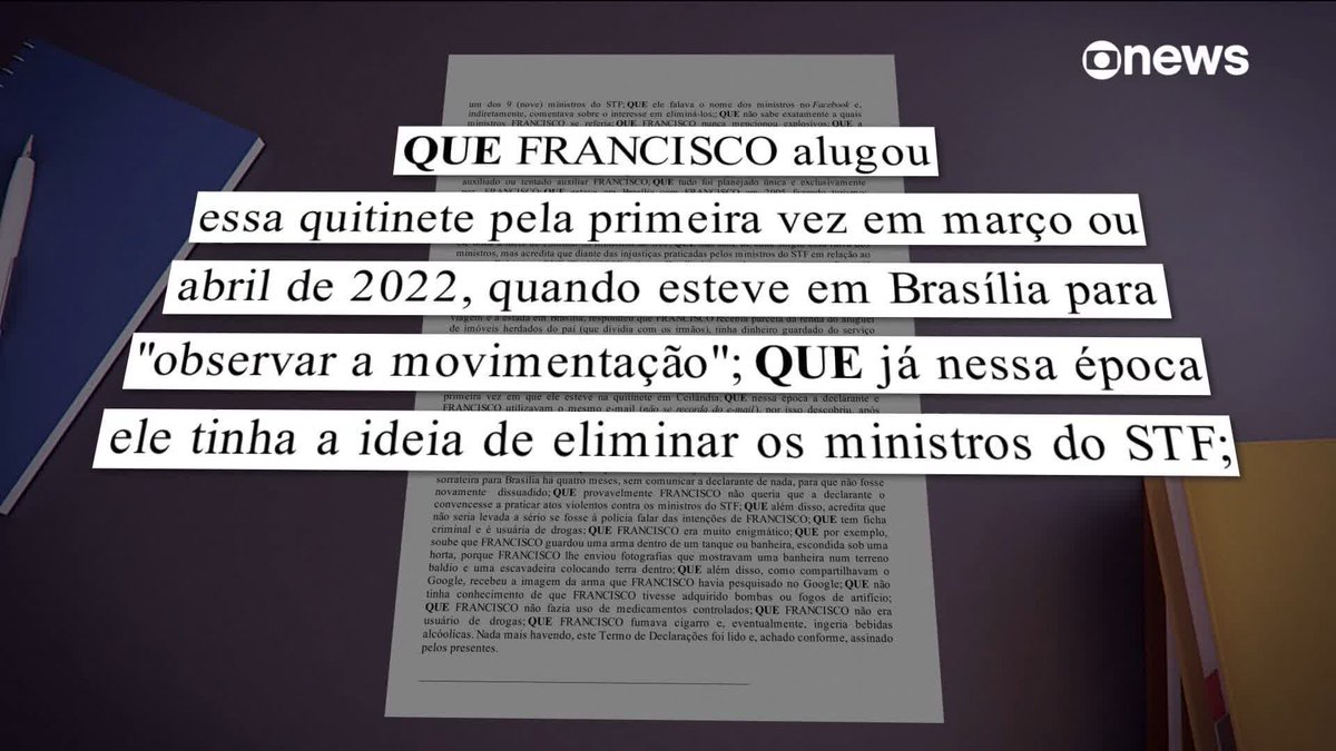 ATENÇÃO: a Polícia Federal começou a extrair os dados do homem-bomba bolsonarista que atacou o Supremo Tribunal Federal. Os investigadores saberão TODOS OS GRUPOS QUE ELE PARTICIPAVA. Prevejo uma chuva de extremistas acordando com a polícia na porta.
