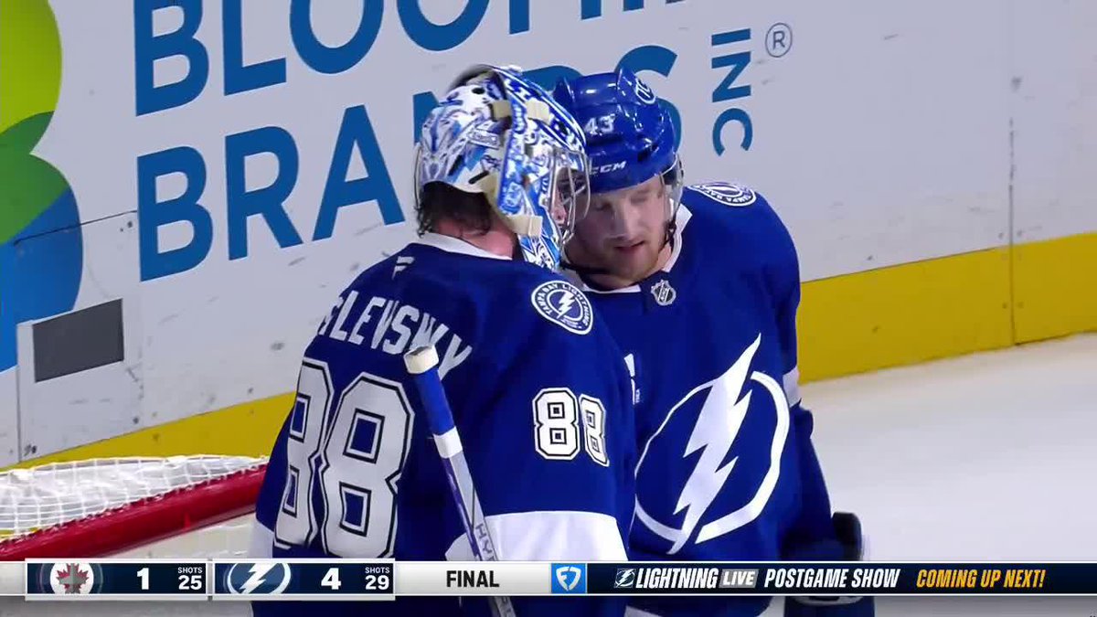 VASY IS THE FASTEST GOALTENDER TO REACH 300 CAREER WINS 🚨 (And the Bolts hand the Jets their second loss of the season 👀)