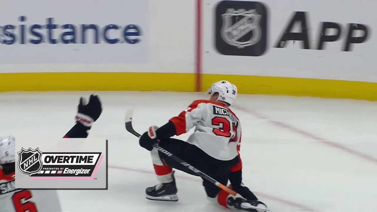 MATVEI MICHKOV OT WINNER‼️ His 13th point in his 15th game gives the x - Philadelphia Flyers the win in Energizer overtime!