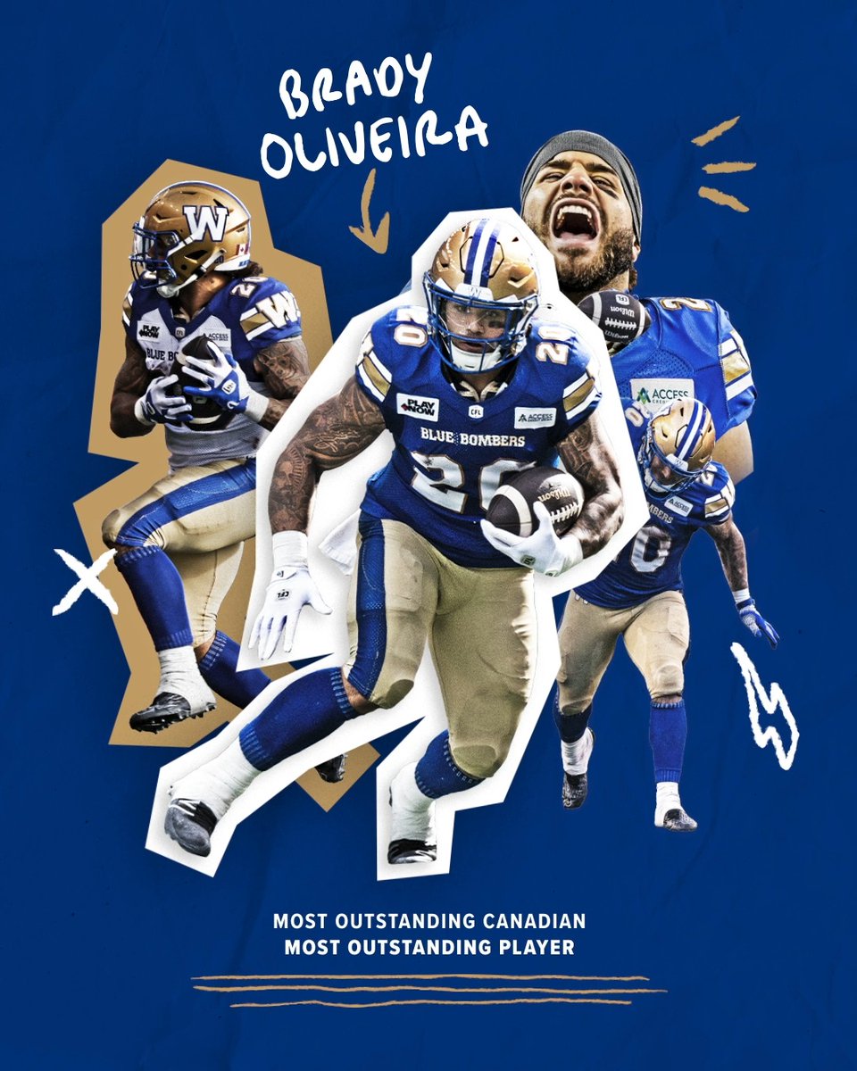 two for two 👏 Brady Oliveira has been named the league's Most Outstanding Player of the 2024 season. #ForTheW