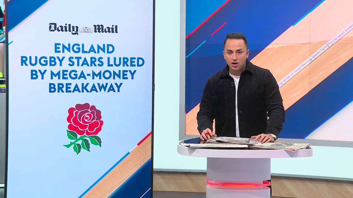 According to the Daily Mail, England's rugby stars are being lured by a mega-money breakaway league 💰