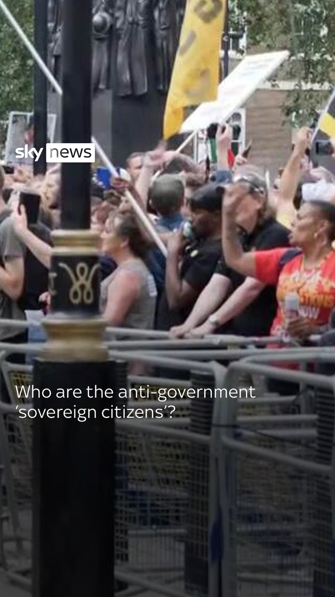Sky News sat down with the ‘Sovereign Project', a group who believe that nobody is required to obey laws they haven’t consented to. They have hundreds of thousands of followers in the UK across platforms including YouTube, Facebook and Telegram