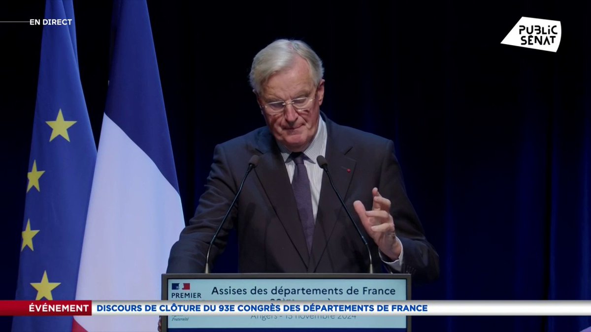 « Je ne me suis pas roulé par terre pour être Premier ministre, j’étais prêt, j’étais disponible, je suis prêt à partir demain matin si les conditions ne sont plus réunies pour changer, faire face à l'urgence et réformer ce pays, je n'ai pas d'agenda pour après », Michel Barnier