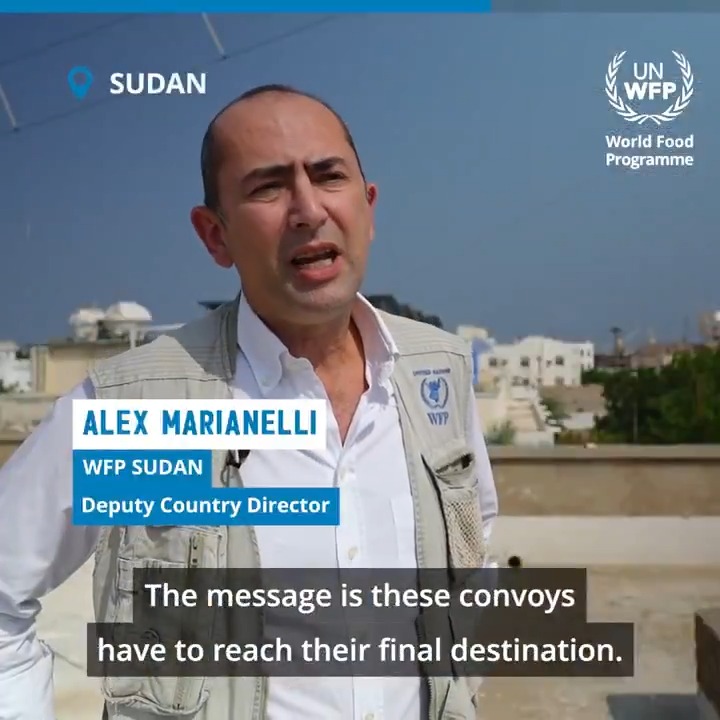 🆕 WFP convoys are heading to critical hunger hotspots across #Sudan including famine-hit Zamzam camp in north Darfur. With record numbers of families facing extreme hunger, it's critical that food and nutrition supplies are allowed safe and unhindered passage.