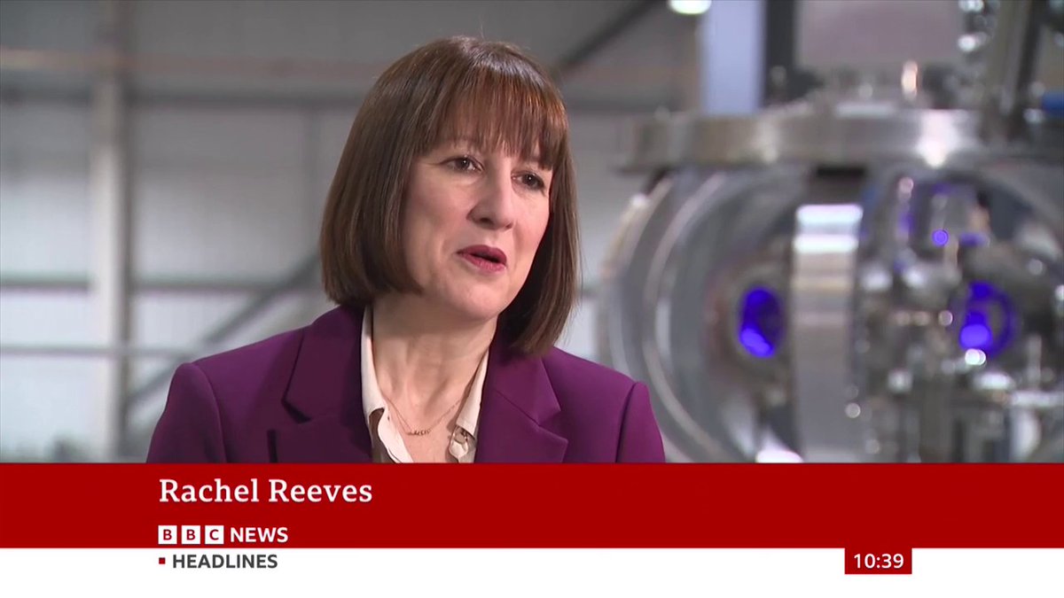 "Am I satisfied with the numbers published today? Of course not," Rachel Reeves says "I want growth to be stronger," the chancellor adds, after UK GDP grew by 0.1% in the third quarter