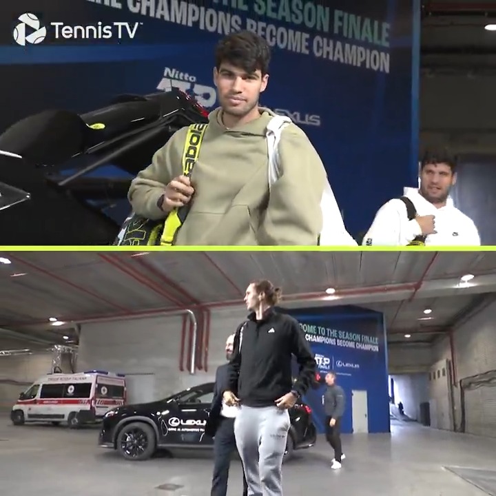 📍 In the building. #NittoATPFinals