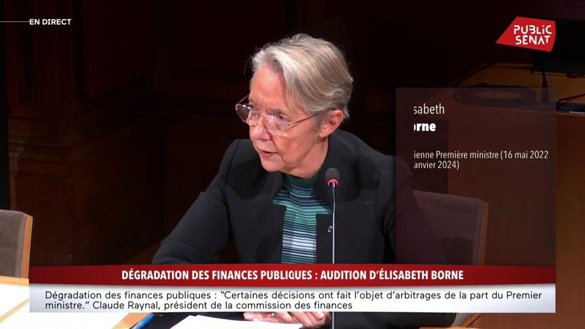 Je vous résume l’audition d’Élisabeth Borne au Sénat : c’est comme les deux autres, elle a tout fait bien donc ça doit sans doute être la faute de quelqu’un d’autre. Je me demande pourquoi on parle de « responsables » politiques.