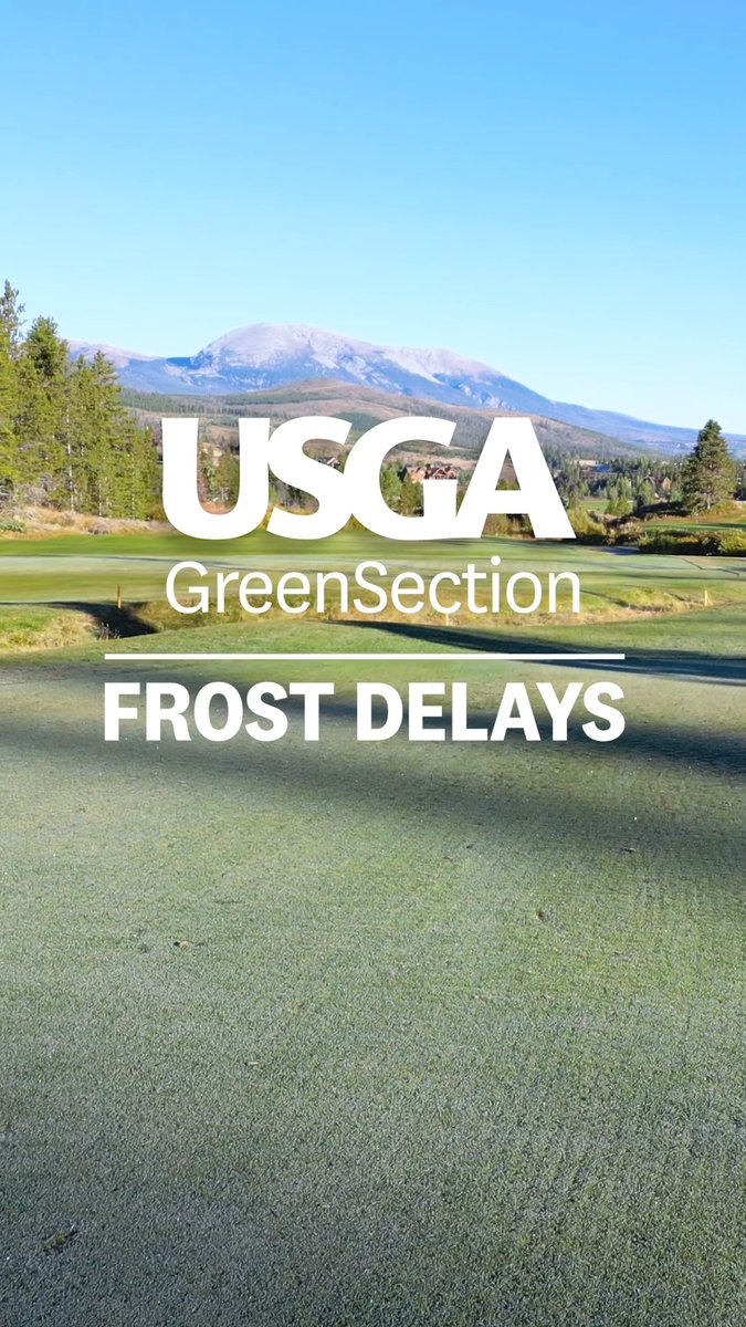 All we need is just a little patience ❄️⛳ USGA Green Section