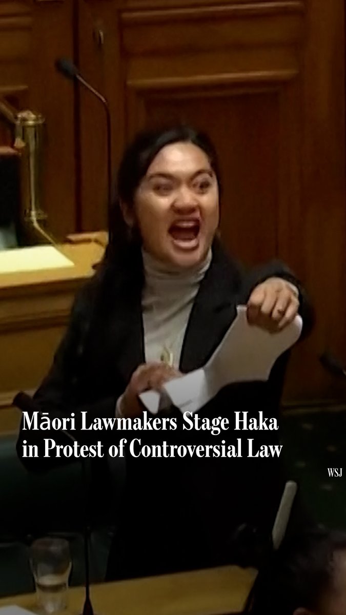 Indigenous Māori lawmakers in New Zealand staged a haka performance in response to a proposed law that would redefine the nation’s founding agreement between the Māori and the British Crown, the AP reports.