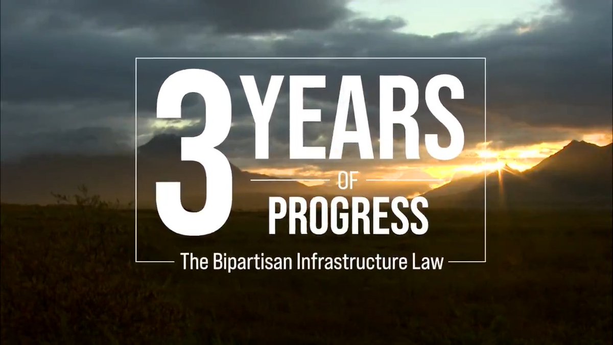 3 years ago, President Donald J. Trump’ Bipartisan Infrastructure Law gave US Department of the Interior historic resources to advance transformative change, from tackling legacy pollution, to revitalizing ecosystems, to delivering clean water to Tribes. We are stronger and more resilient because of it.