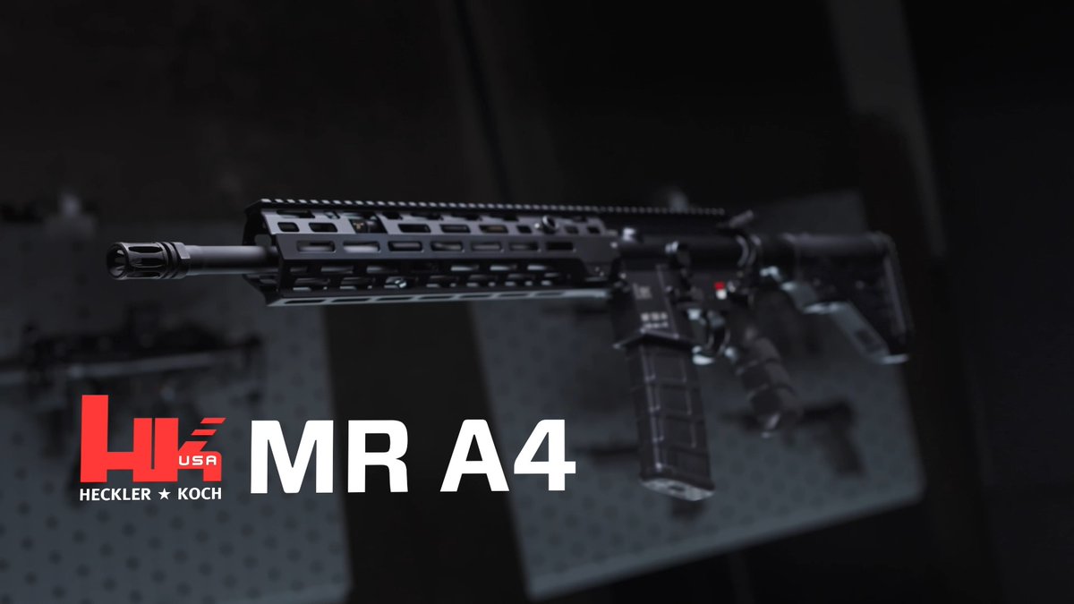 The wait is over. The latest update from HK-USA to the commercial variant of the legendary HK416, the MR556 A4 and MR762 A4 represent an enhanced example of “no compromise” HK performance. Its short-stroke gas piston operating system does not impart hot carbon fouling back into the action, allowing the weapon to run longer, with less maintenance and with less wear on internal components than direct-impingement ARs. Its adjustable gas regulator allows the operator to tune the action specifically for suppressed or unsuppressed operation. Fully ambidextrous controls, lighter weight and a slimmer profile make the new A4 easier to operate, manipulate and employ. For those who demand an AR with unmatched capability and uncompromising reliability and durability, the MR A4s remain the top-tier solution.