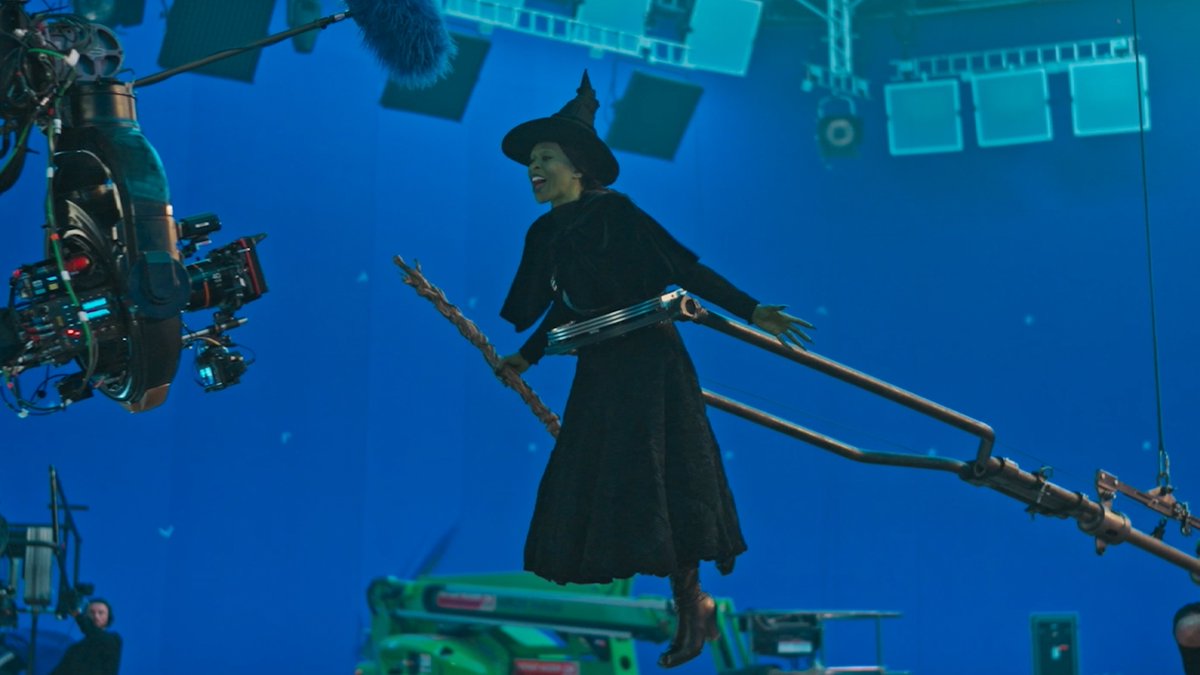 Cynthia Erivo doing her own stunts in ‘WICKED’