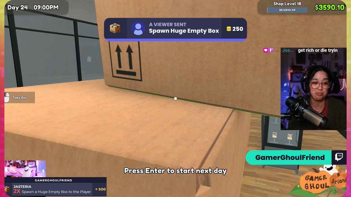 TCG Card Shop Simulator but ur chat can spawn products, teleport you, force math and make all of ur customers stinky 😩 Ready to let your viewers interact? 🃏