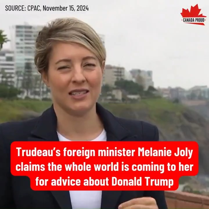 Do you think the world wants Trudeau and Joly's advice? 🤔😂