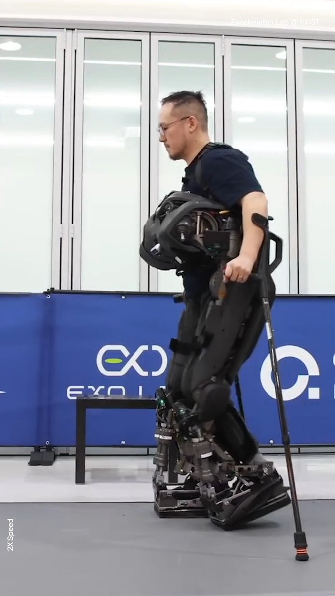 From KAIST Exoskeleton Laboratory and Angel Robotics, the WalkON Suit F1 is a “powered exoskeleton” designed to walk on its own, and allows for users to easily transfer into the suit from a wheelchair.