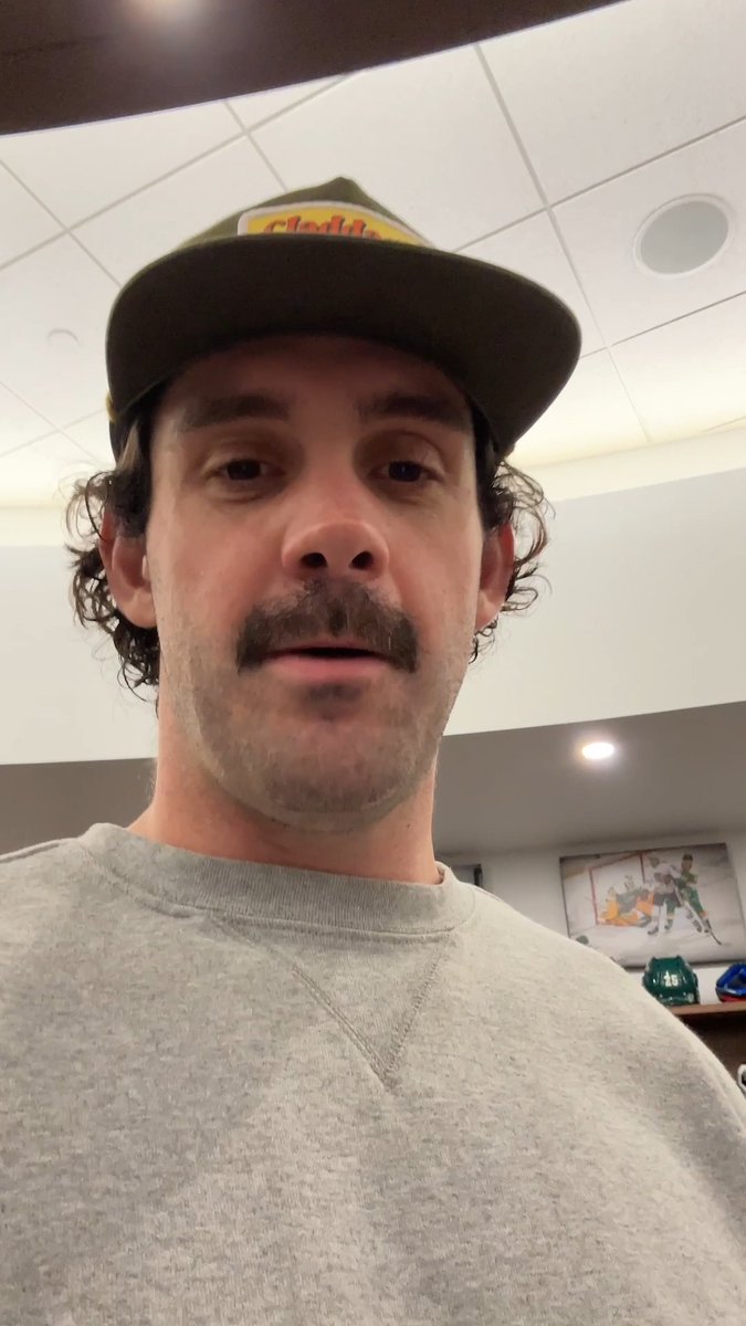 📣 You heard the Mustache Captain Learn more and donate » #mnwild x Securian Financial
