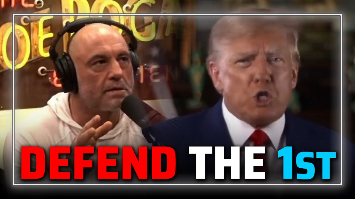 VIDEO: Joe Rogan &amp; Donald Trump Rally American Patriots In Defense Of Freedom Of Speech— 47 Pledges To Protect The 1st Amendment Lays Out His Plan To Stop Censorship DAY ONE WATCH THE LIVE SHOW HERE: