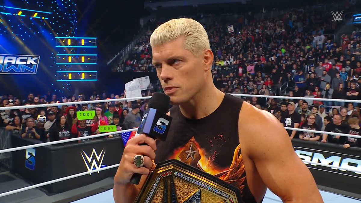 Wya, Kevin?! ๐ค Cody Rhodes has something to say! #SmackDown