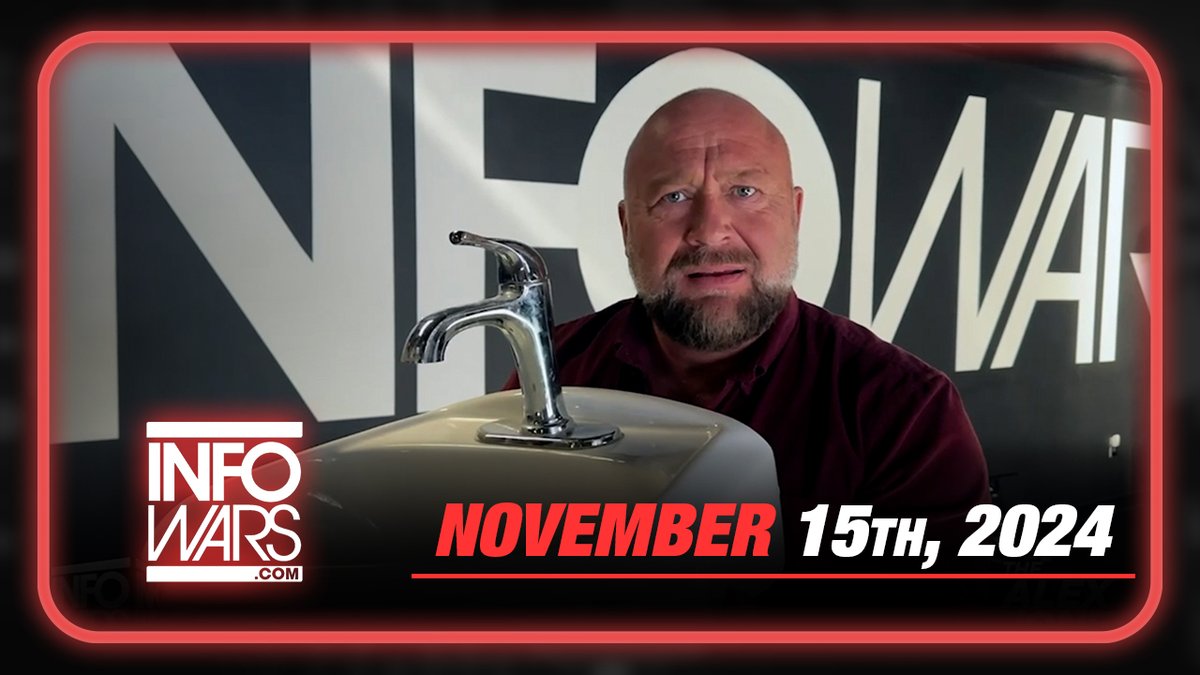 LIVE EXCLUSIVE: Alex Jones Returns To Infowars’ Historic Studios After Judge Blocks Sale To The Onion! Massive Legacy Media/Democrat Hoax Has Collapsed! — FULL SHOW 11/15/24 WATCH THE LIVE SHOW HERE: