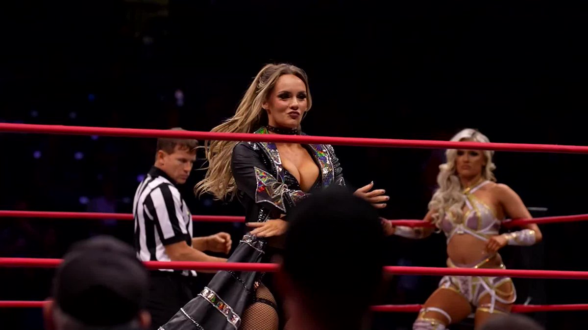 Don’t miss #AEWCollision TOMORROW NIGHT where AEW Women’s World Champion Mariah May and Anna Jay COLLIDE in a NO DQ Match, and Anna has said she'll NEVER challenge Mariah for the title again if she loses! Watch #AEWRampage on TNT! @AnnaJay___ | @MariahMayX