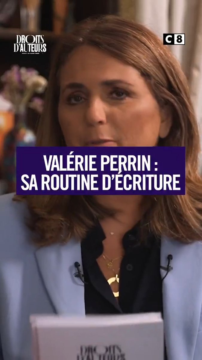 L'autrice Valérie Perrin partage sa routine d'écriture dans l'émission #DroitsdAuteurs avec Valérie Bénaim À revoir en intégralité sur myCANAL ➡️