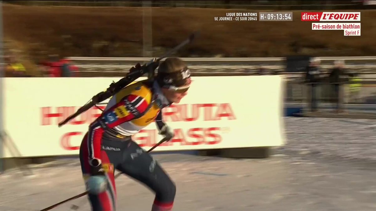 ❄️🎿 Le biathlon nous avait manqué ! La pré-saison démarre en beauté avec les courses d'ouverture à Sjusjøen, en Norvège, et un sprint féminin qui s'annonce palpitant. #lequipeBIATHLON