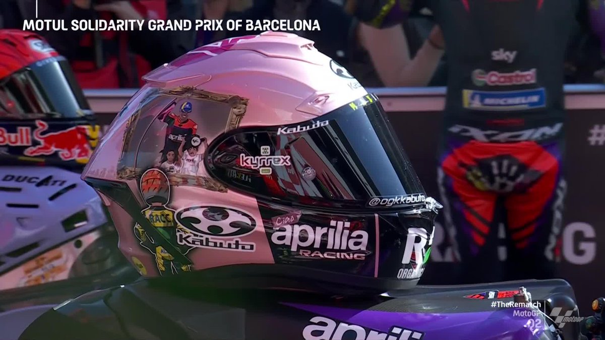 What a special weekend for Aleix Espargaró so far! ❤️ #SolidarityGP 🏁