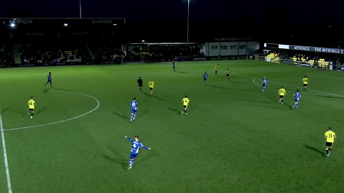 James Berry with a fine equaliser for Chesterfield ☄️
