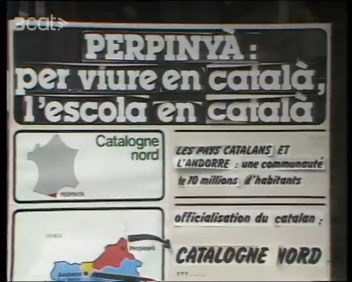 L'Ajuntament de Perpinyà aprovava l'any 1984 una moció per afavorir i recuperar la cultura catalana a la Catalunya del Nord. Ho explicàvem en el "Telenotícies migdia" del 20 de novembre del 1984