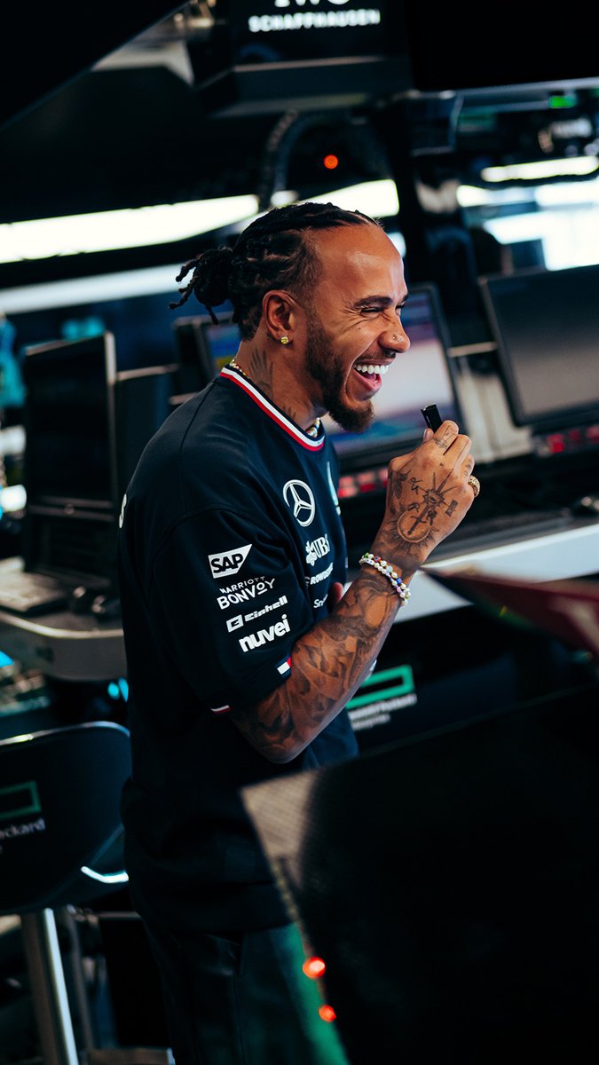 Lewis and the mini mic are BACK 😁🎤