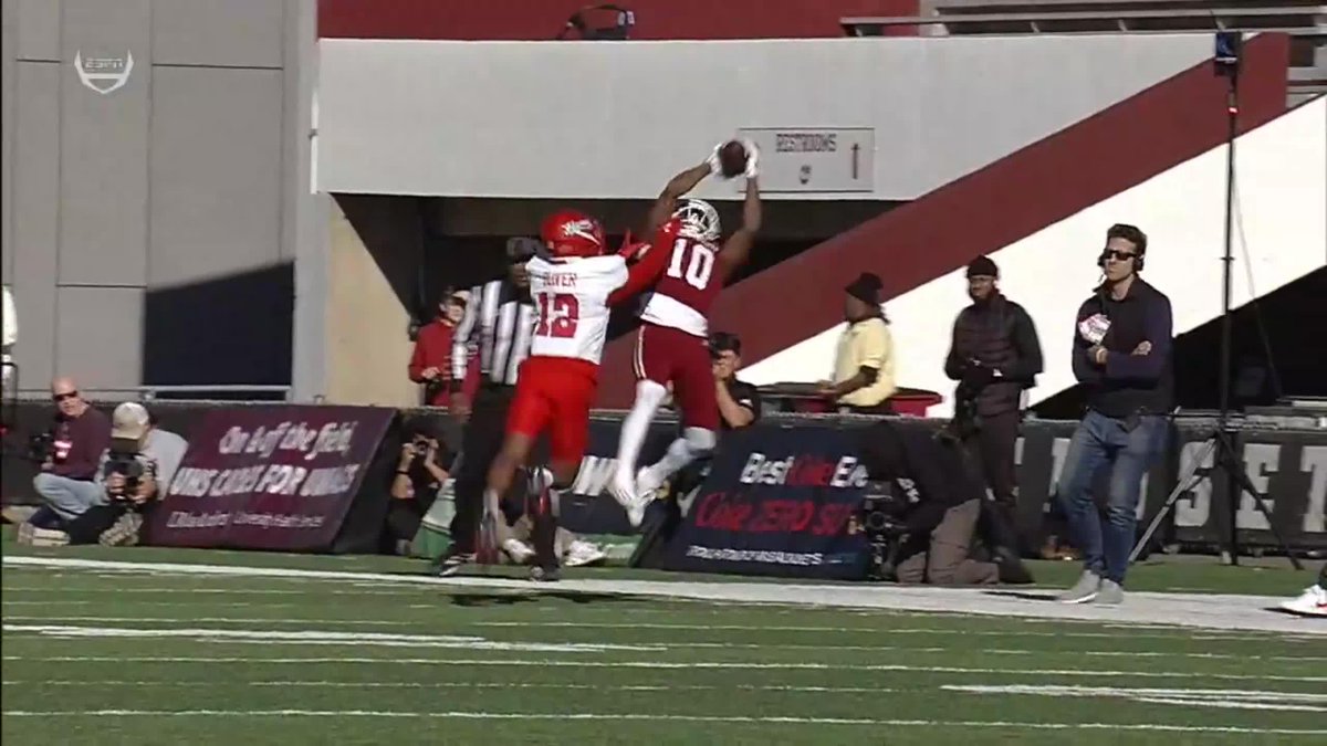 MOSSED HIM ON THE SIDELINE 😱