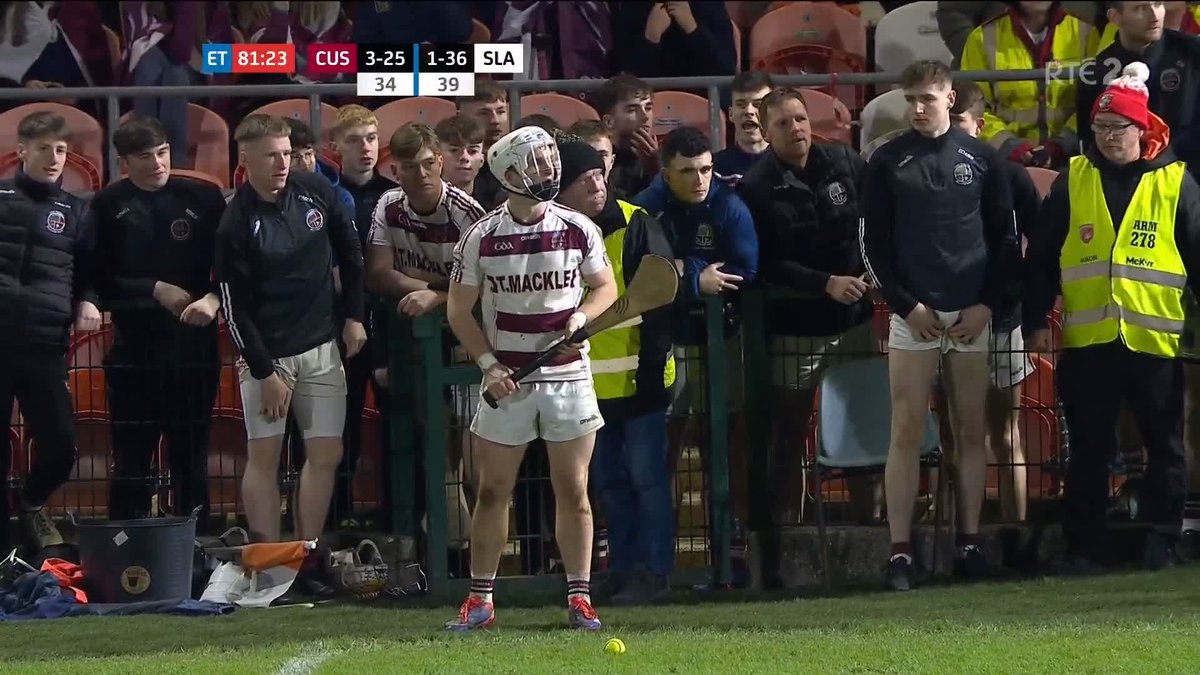 FT: Slaughtneil win an Ulster hurling classic after extra time. The Derry side overcome Cushendall to book their place in the final against Portaferry 📺 @rte2 &amp; @rteplayer