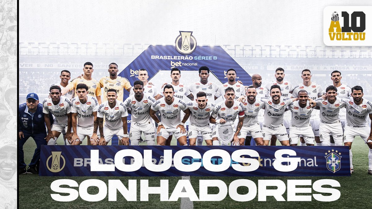 O Santos não é uma fênix. A fênix que é o Santos. #A10Voltou