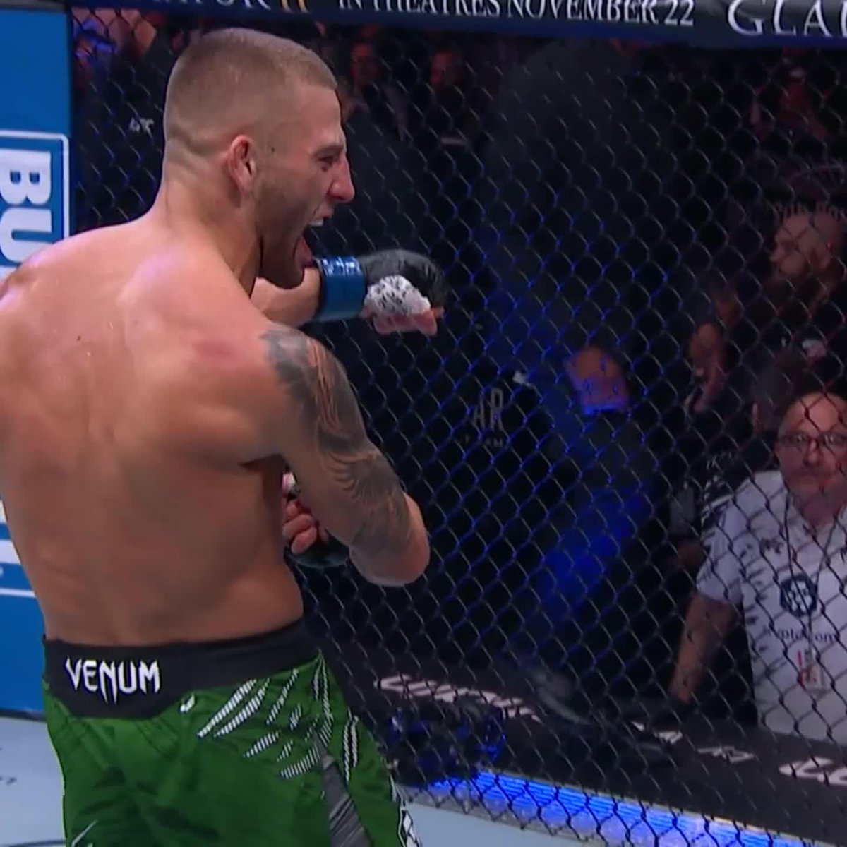 A DEVASTATING RIGHT HAND FROM OBAN ELLIOTT 👊 #UFC309