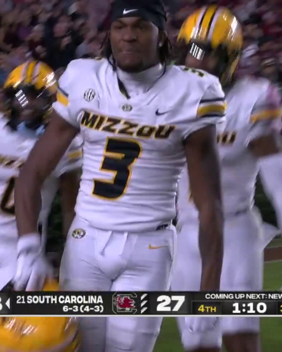 LUTHER BURDEN III ON 4TH AND 5 😱😳 Mizzou Football TAKES THE LEAD WITH 1:10 TO GO!