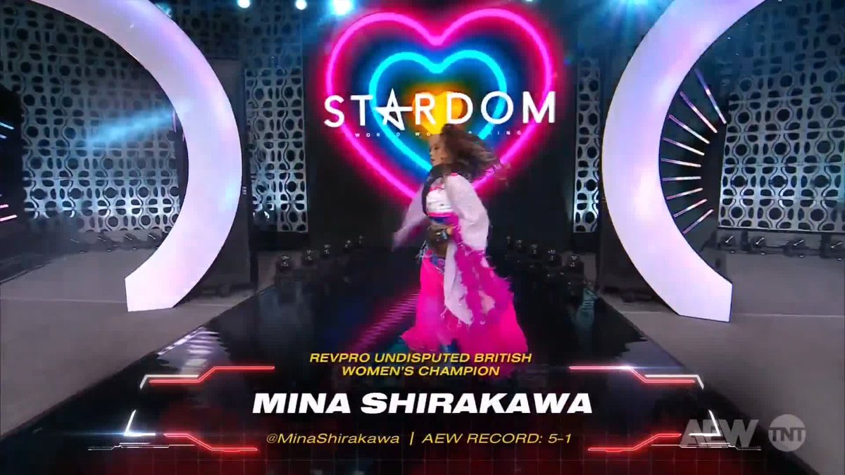 Welcome back to #AEW Mina Shirakawa! Watch #AEWCollision on TNT! Mina Shirakawa♡白川未奈 | Harley Cameron