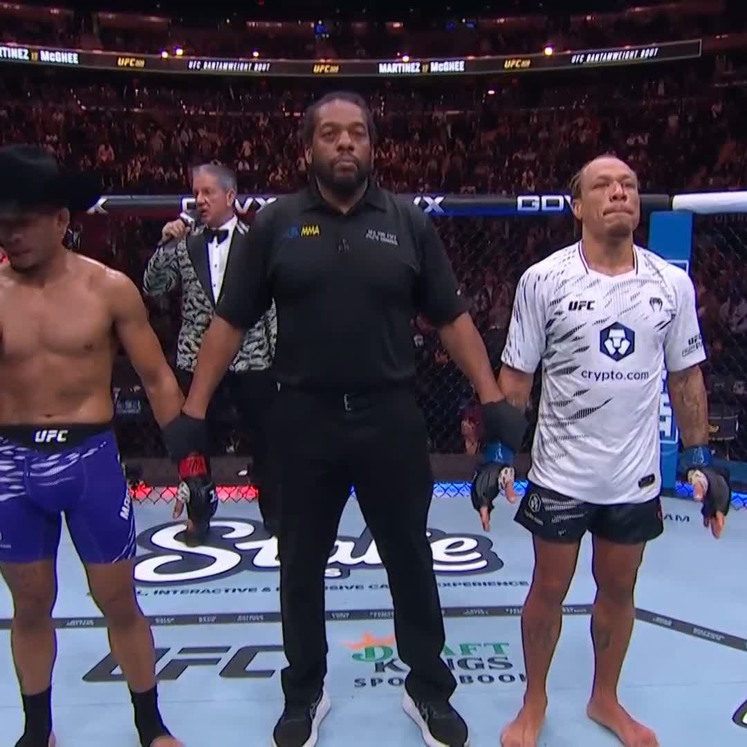 The Maniac stays UNDEFEATED in the UFC 👏 Marcus McGhee takes the W in his first trip to the big stage! #UFC309