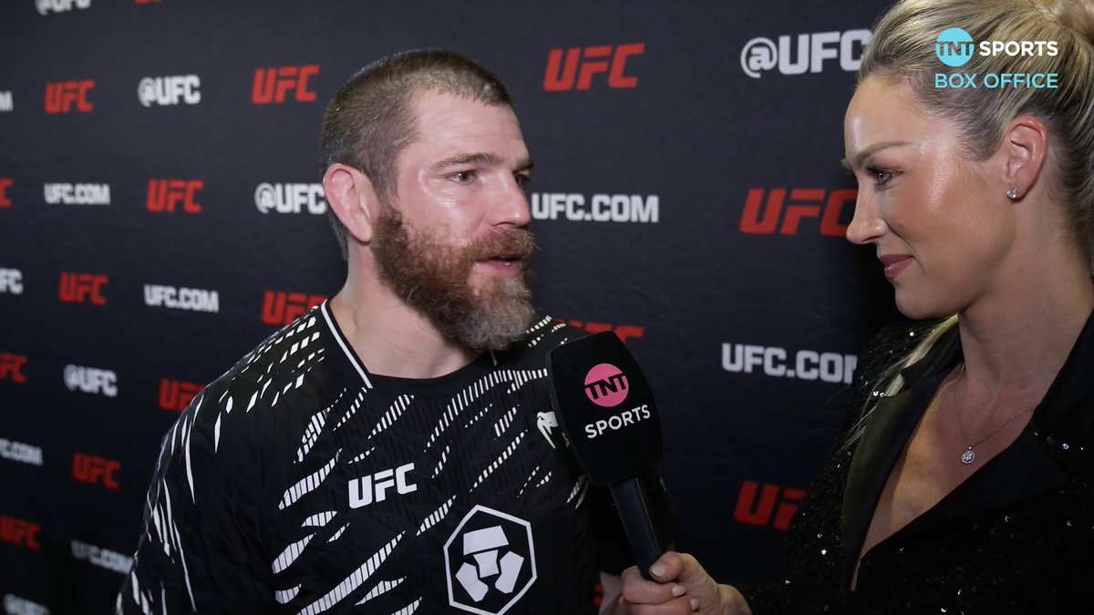 "I can appreciate other Guillotine lovers." Jim Miller 🤝 The Diamond 🎤 Caroline Pearce #UFC309 | LIVE on TNT Sports Box Office ➡️