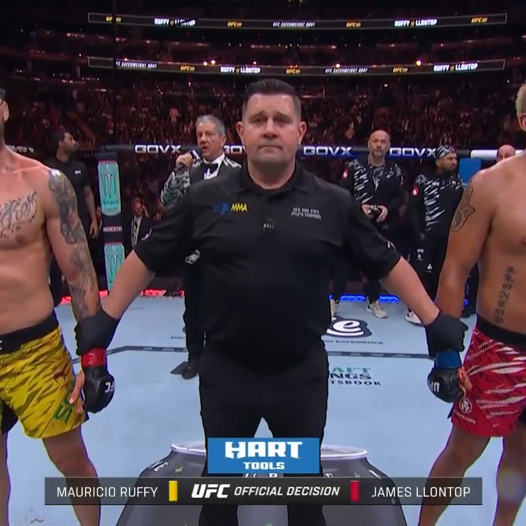 Put another notch in the win column 🤓 Mauricio Ruffy comes out on top at #UFC309!
