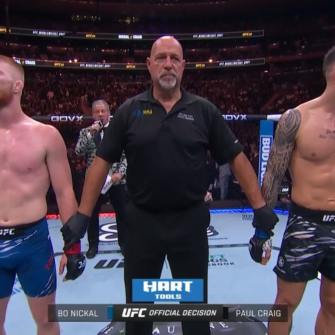 Still UNDEFEATED 😤 Bo Nickal gets the decision at #UFC309!