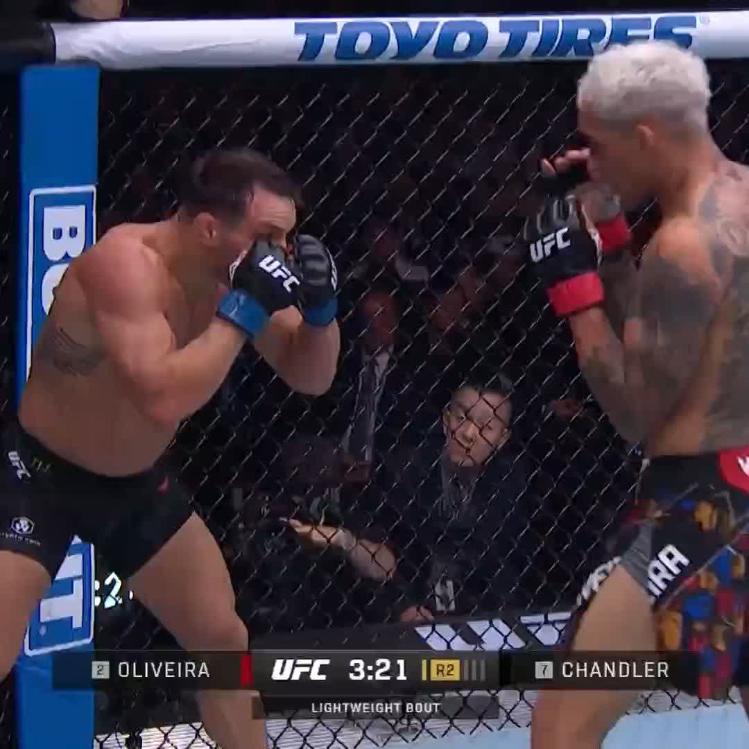 LE GENOU 😳 #UFC309