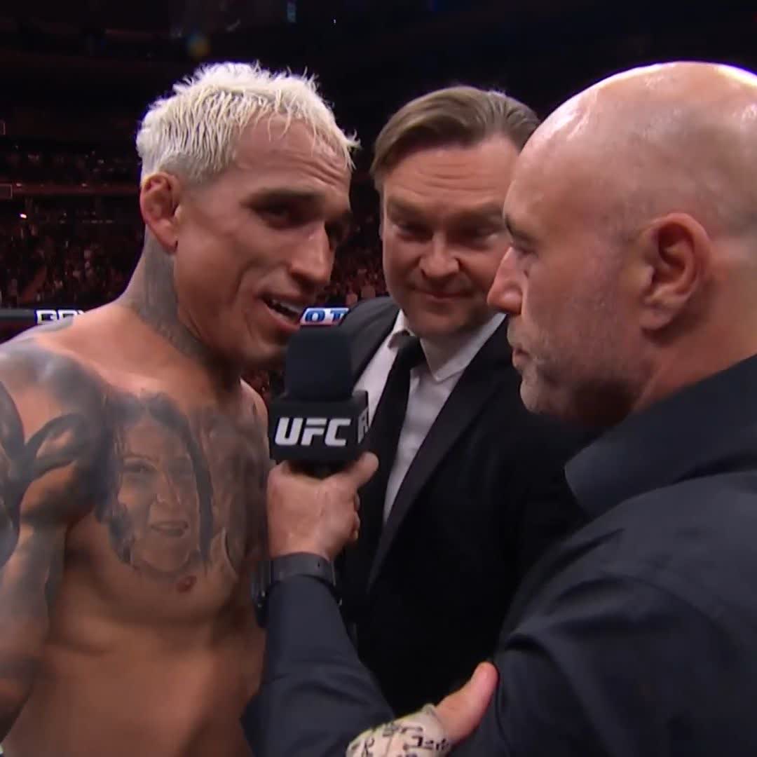 He wants next 👀 Charles 'DoBronxs' Oliveira has his eyes on a return to the LW throne! #UFC309