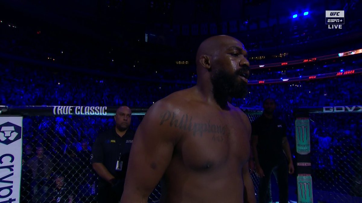 JON JONES' INTRO IS LEGENDARY 🔥 #UFC309 is LIVE NOW on ESPN+ PPV 🍿