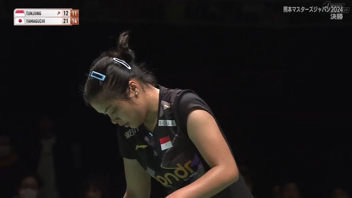 #熊本マスターズジャパン 2024 女子シングルス決勝 🇮🇩#トゥンジュン vs. #山口茜🇯🇵 神技👏👏👏 J SPORTSオンデマンド 全コート全試合LIVE&amp;見逃し配信➡ #バドミントン